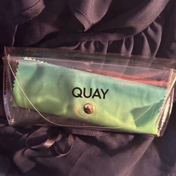 Quay Australia Black and Gold Sunglasses - Picture 6 of 6